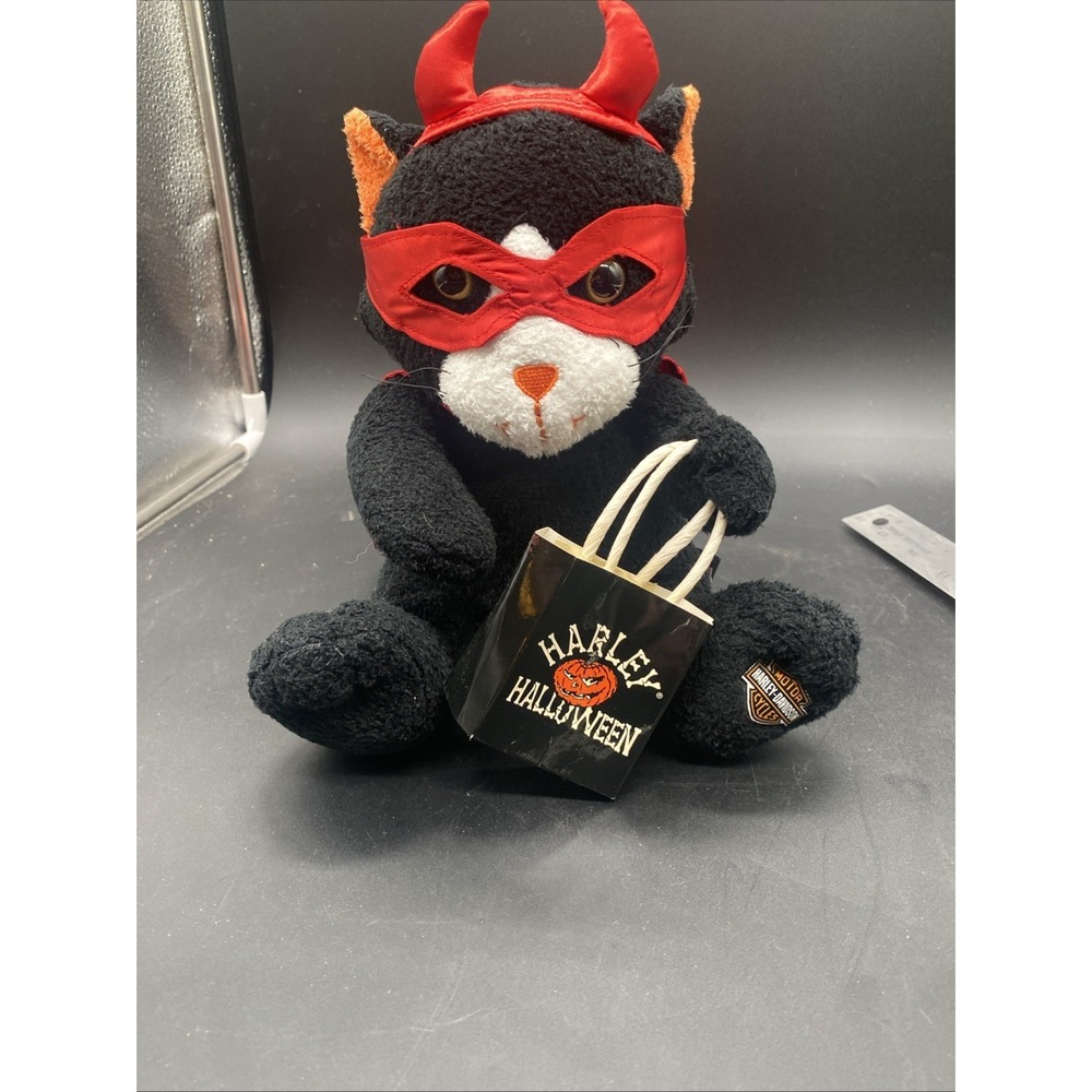 Vintage Harley-Davidson 2006 Halloween Devil, Cape Plush Stuffed Animals